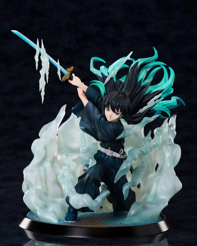 Demon Slayer: Kimetsu no Yaiba 1/8 Muichiro Tokito szobor figura 23 cm termékfotó