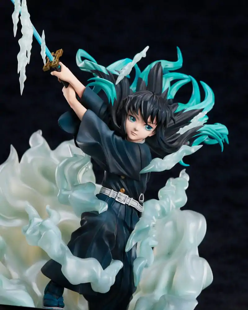 Demon Slayer: Kimetsu no Yaiba 1/8 Muichiro Tokito szobor figura 23 cm termékfotó