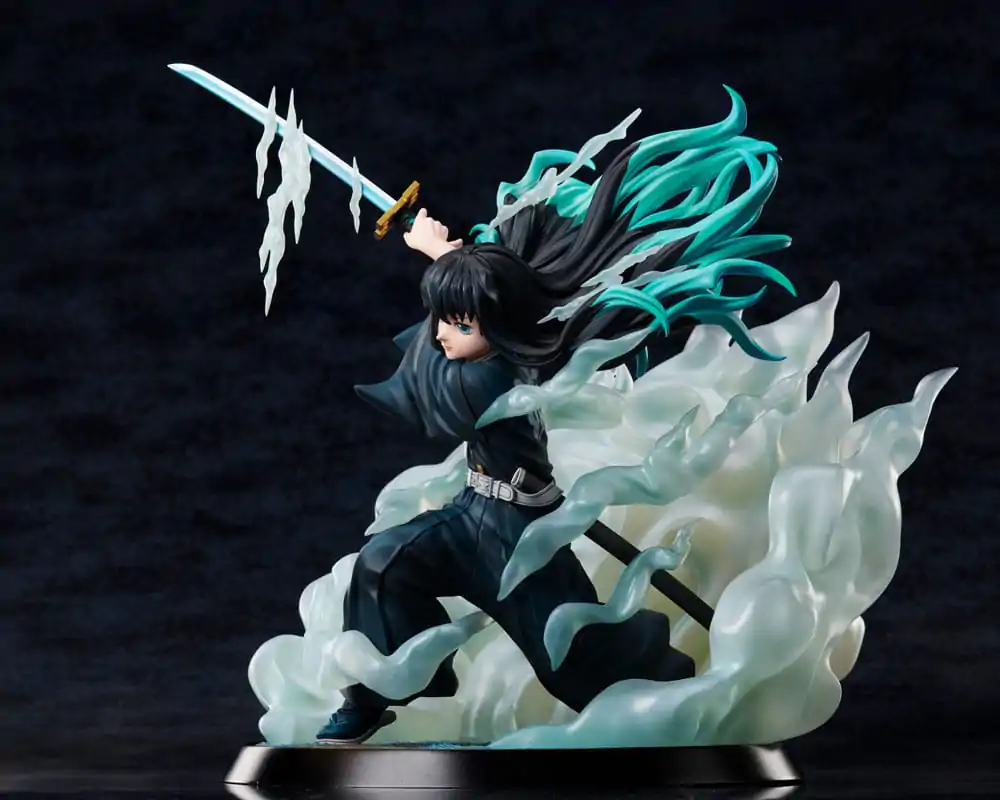 Demon Slayer: Kimetsu no Yaiba 1/8 Muichiro Tokito szobor figura 23 cm termékfotó