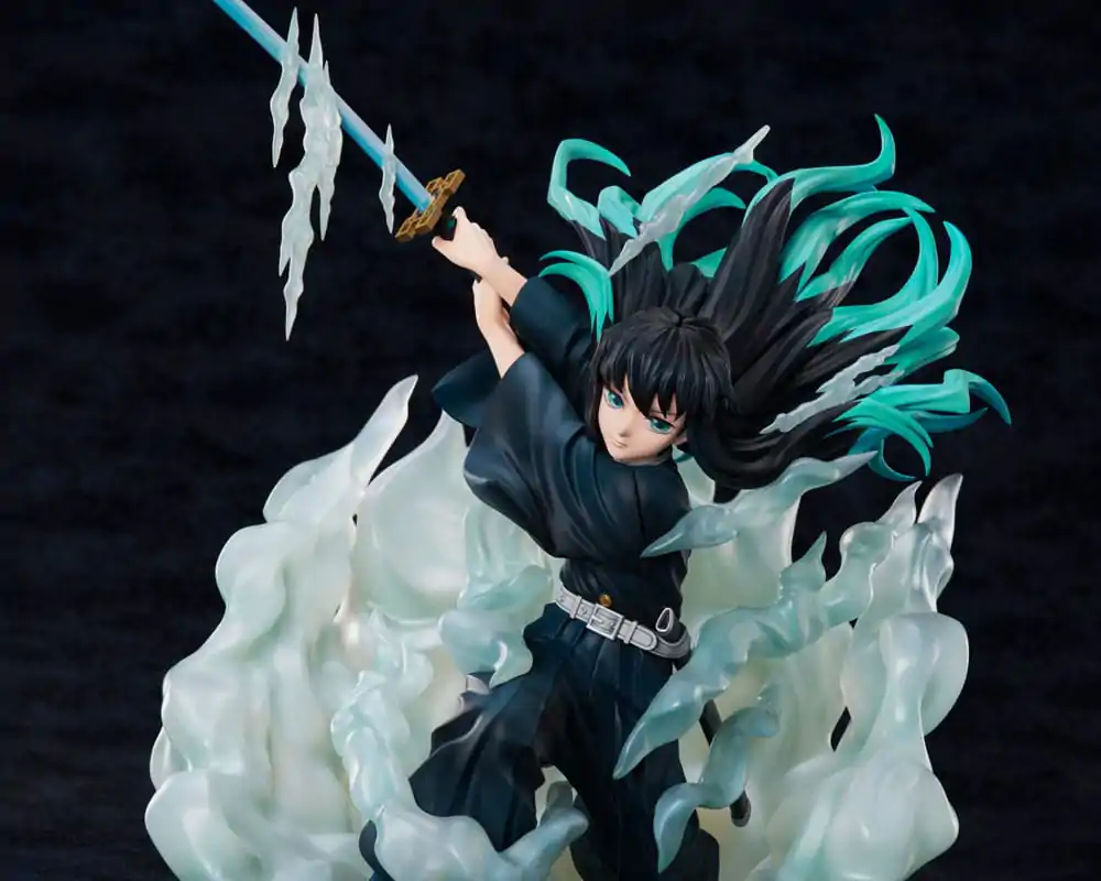 Demon Slayer: Kimetsu no Yaiba 1/8 Muichiro Tokito szobor figura 23 cm termékfotó