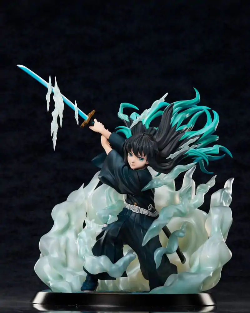 Demon Slayer: Kimetsu no Yaiba 1/8 Muichiro Tokito szobor figura 23 cm termékfotó