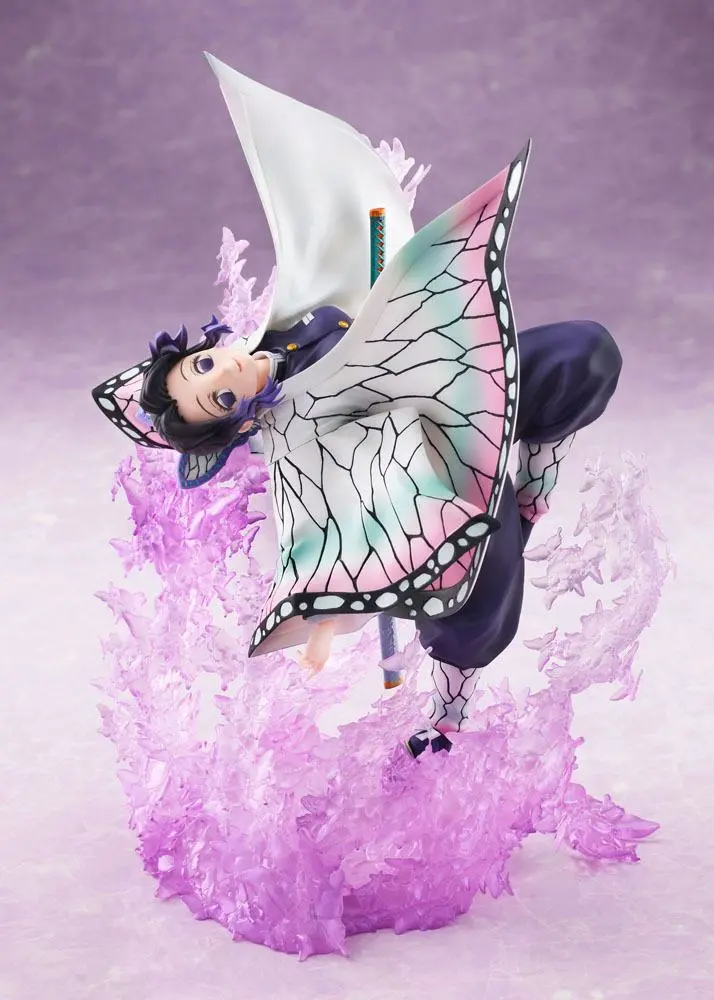Demon Slayer: Kimetsu no Yaiba 1/8 Shinobu Kocho szobor figura 22 cm termékfotó