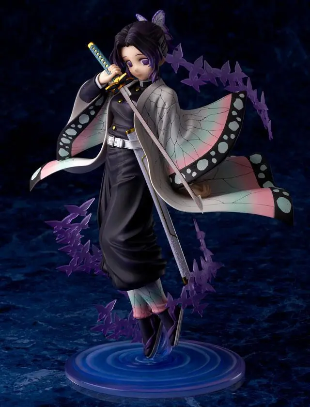 Demon Slayer: Kimetsu no Yaiba 1/8 Shinobu Kocho szobor figura 22 cm termékfotó