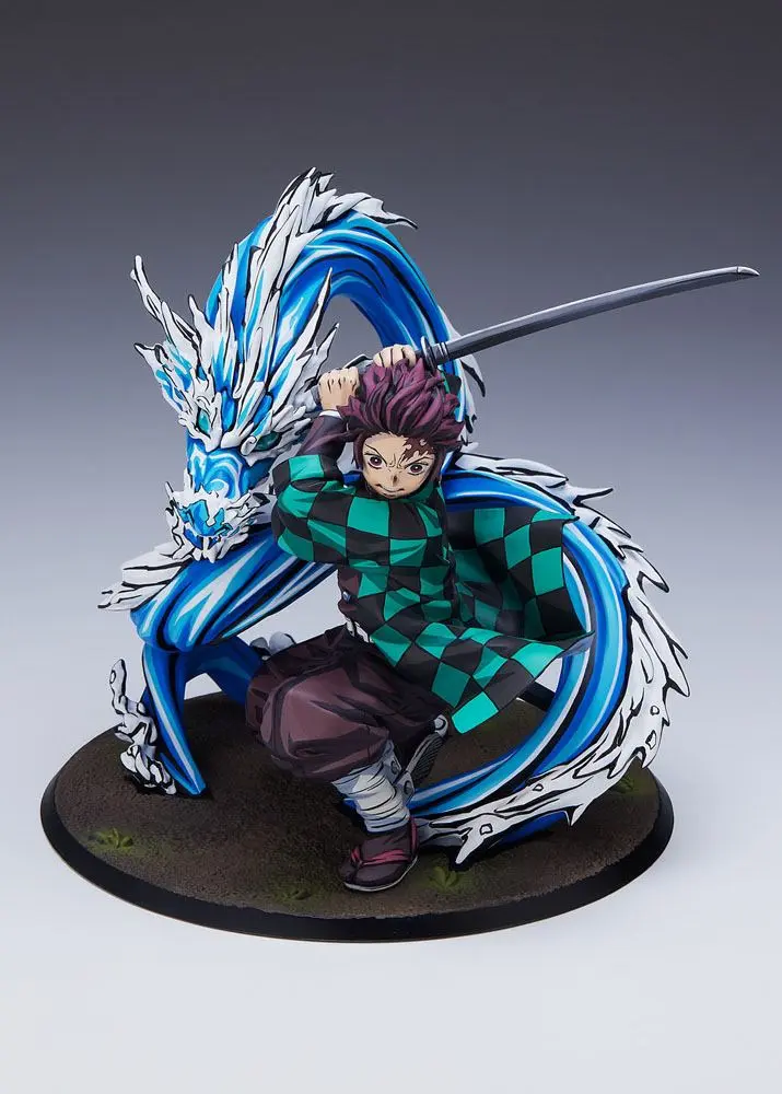Demon Slayer: Kimetsu no Yaiba 1/8 Tanjiro Kamado Total Concentration Paint Ver. szobor figura 19 cm termékfotó