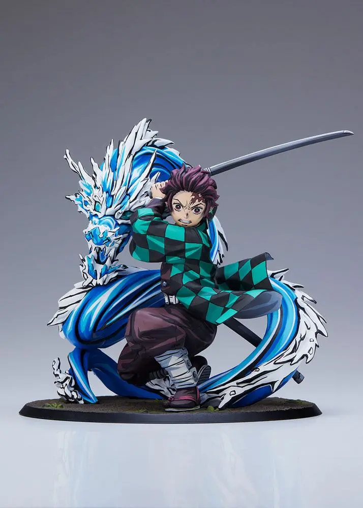 Demon Slayer: Kimetsu no Yaiba 1/8 Tanjiro Kamado Total Concentration Paint Ver. szobor figura 19 cm termékfotó