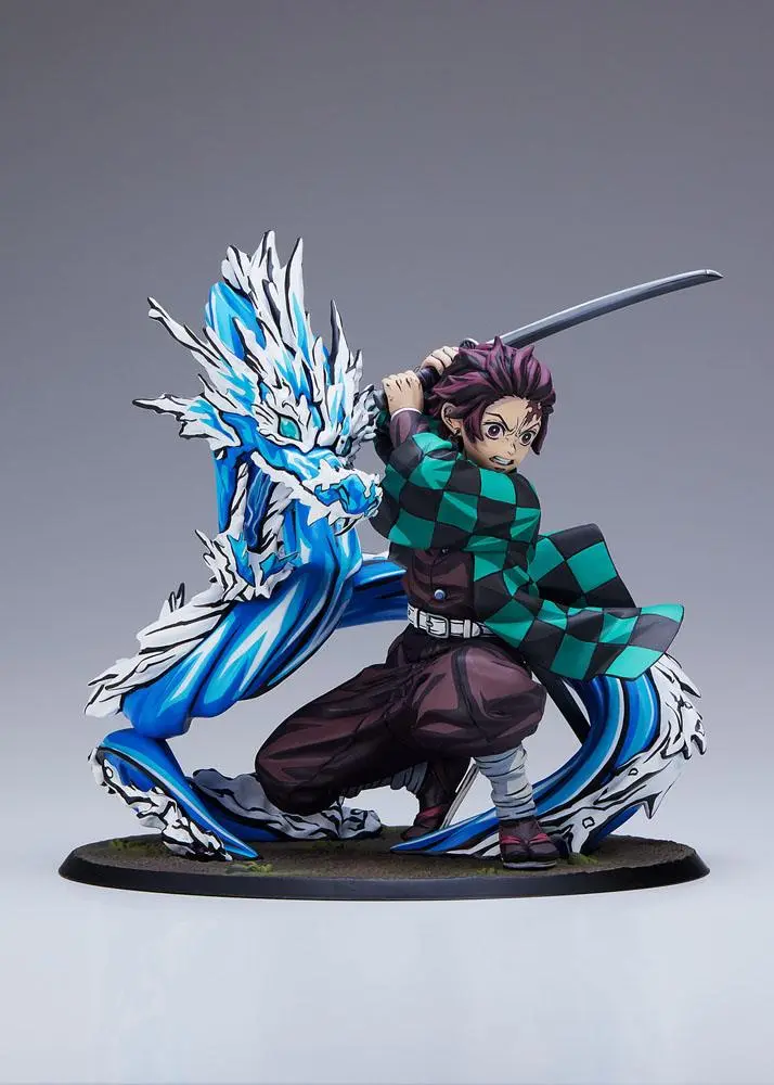 Demon Slayer: Kimetsu no Yaiba 1/8 Tanjiro Kamado Total Concentration Paint Ver. szobor figura 19 cm termékfotó
