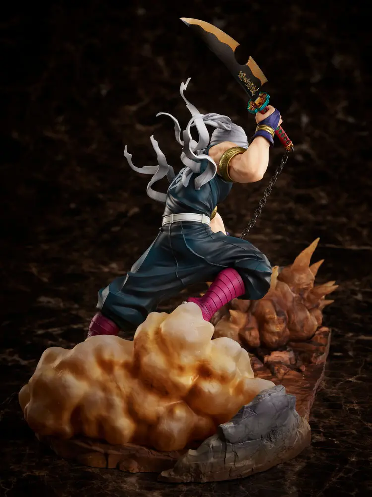 Demon Slayer: Kimetsu no Yaiba 1/8 Tengen Uzui szobor figura 28 cm termékfotó