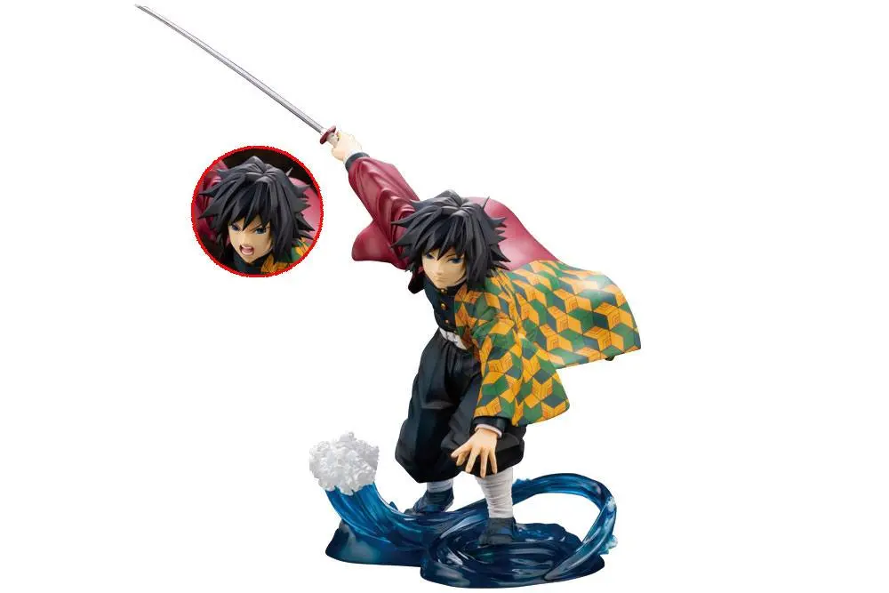 Demon Slayer: Kimetsu no Yaiba ARTFXJ 1/8 Giyu Tomioka Bonus Edition szobor figura 20 cm termékfotó