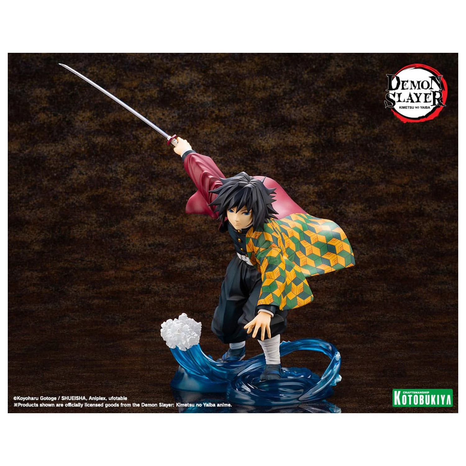 Demon Slayer: Kimetsu no Yaiba ARTFXJ 1/8 Giyu Tomioka szobor figura 21 cm    termékfotó