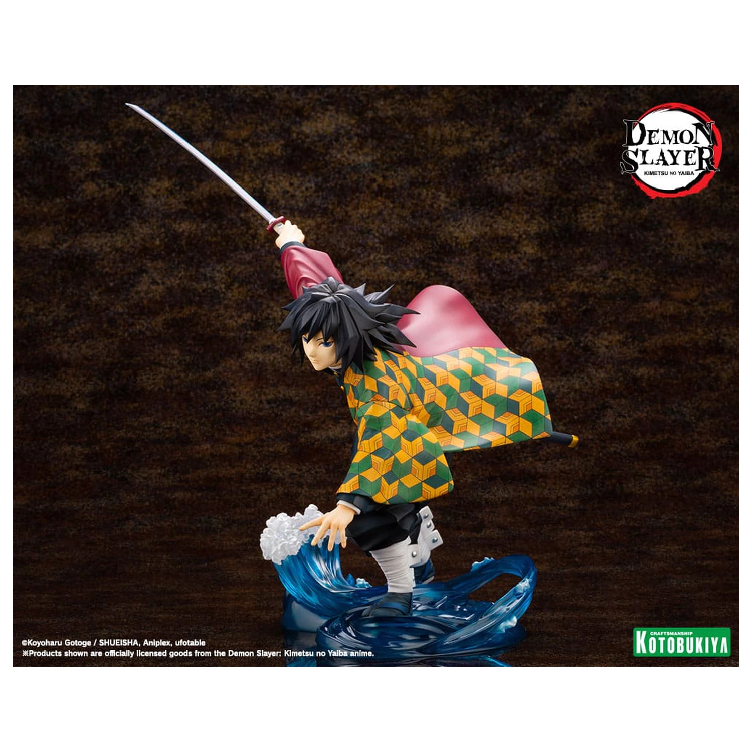 Demon Slayer: Kimetsu no Yaiba ARTFXJ 1/8 Giyu Tomioka szobor figura 21 cm    termékfotó