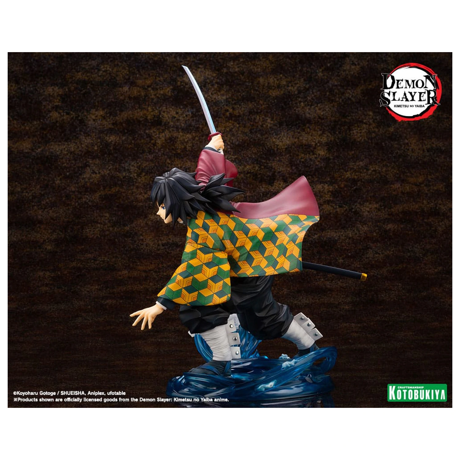 Demon Slayer: Kimetsu no Yaiba ARTFXJ 1/8 Giyu Tomioka szobor figura 21 cm    termékfotó