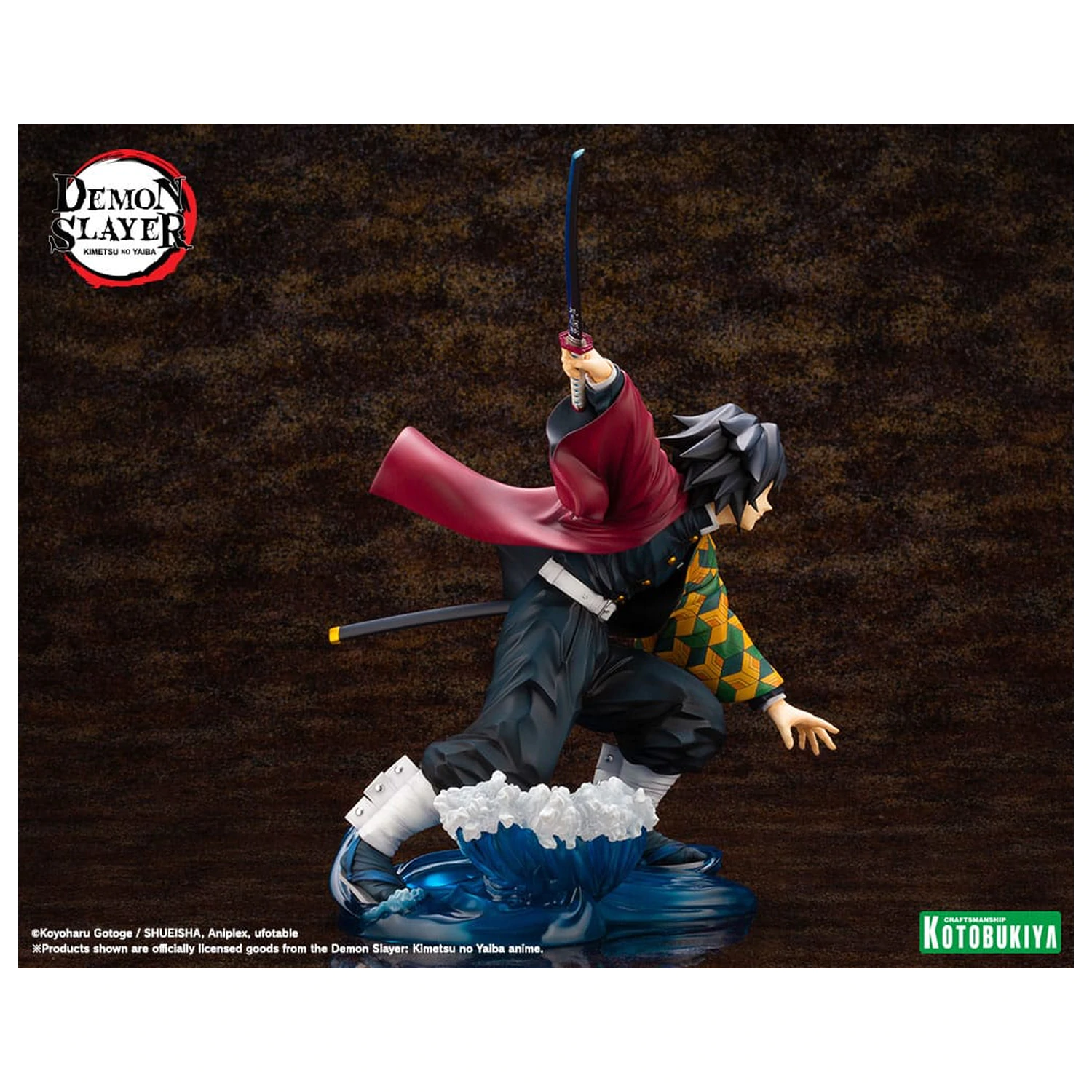 Demon Slayer: Kimetsu no Yaiba ARTFXJ 1/8 Giyu Tomioka szobor figura 21 cm    termékfotó