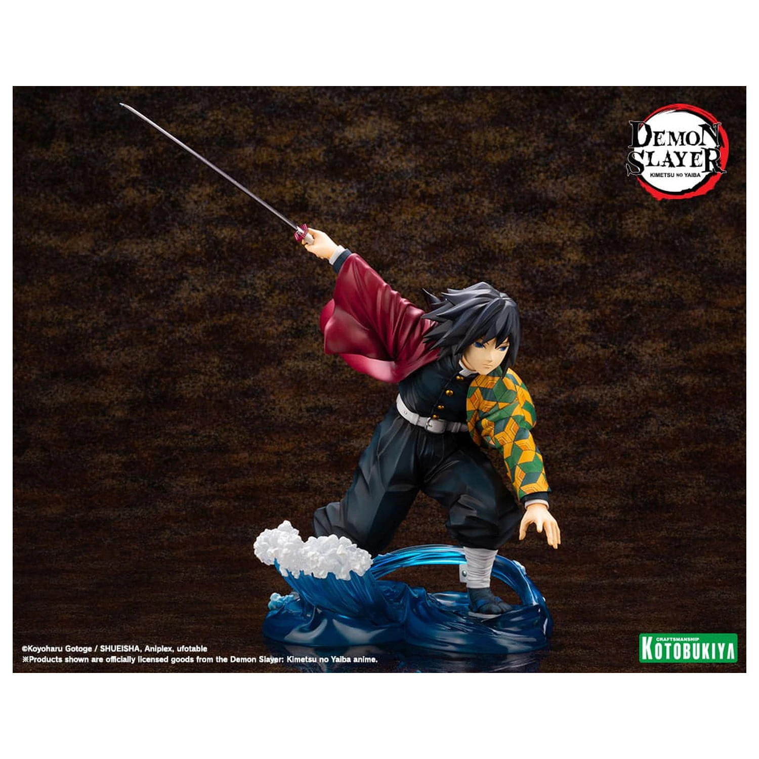 Demon Slayer: Kimetsu no Yaiba ARTFXJ 1/8 Giyu Tomioka szobor figura 21 cm    termékfotó