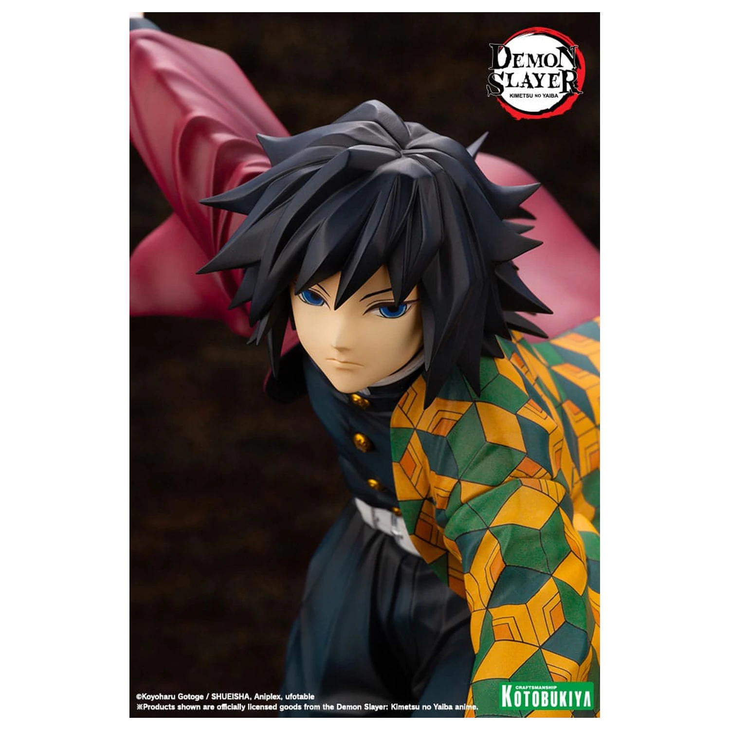 Demon Slayer: Kimetsu no Yaiba ARTFXJ 1/8 Giyu Tomioka szobor figura 21 cm    termékfotó