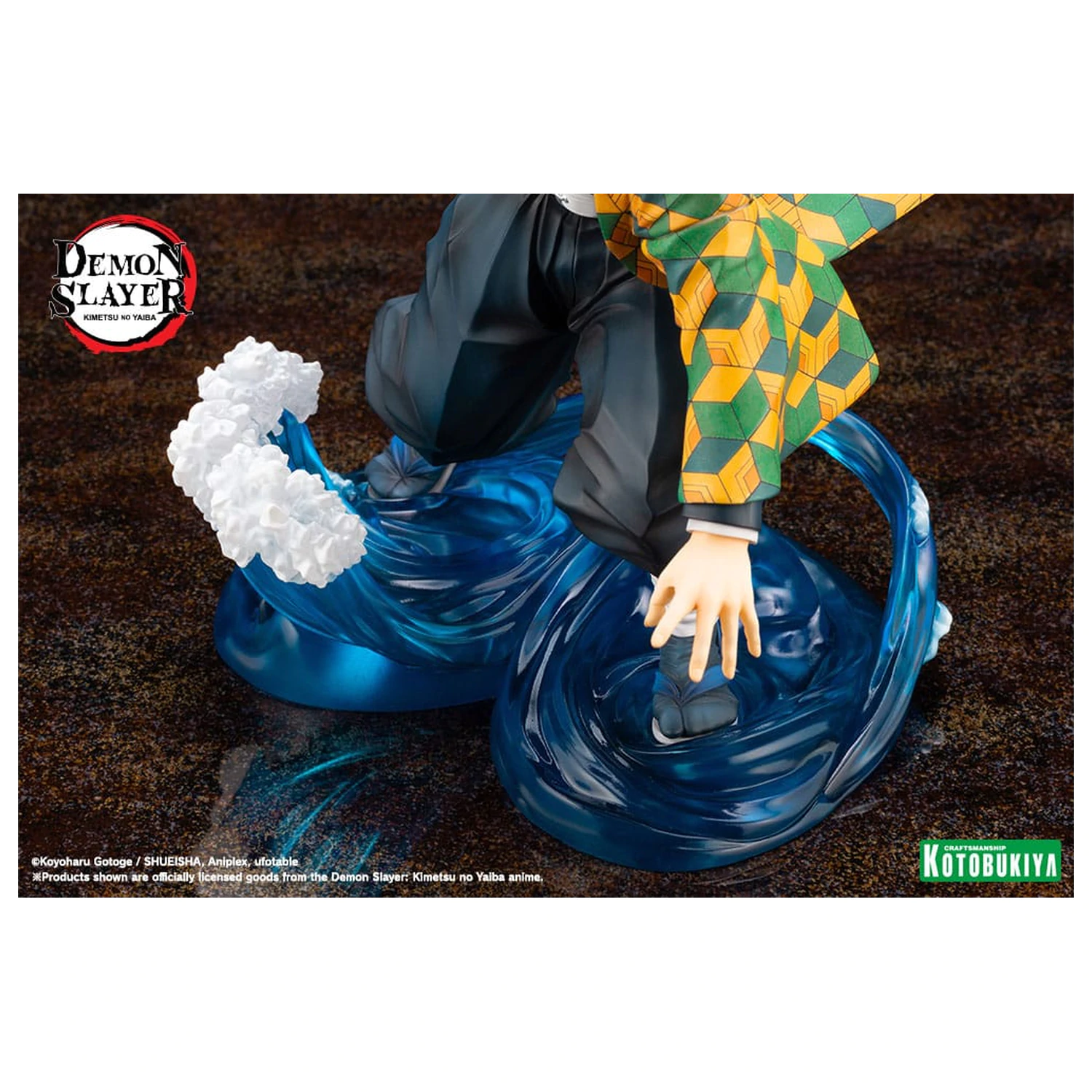 Demon Slayer: Kimetsu no Yaiba ARTFXJ 1/8 Giyu Tomioka szobor figura 21 cm    termékfotó
