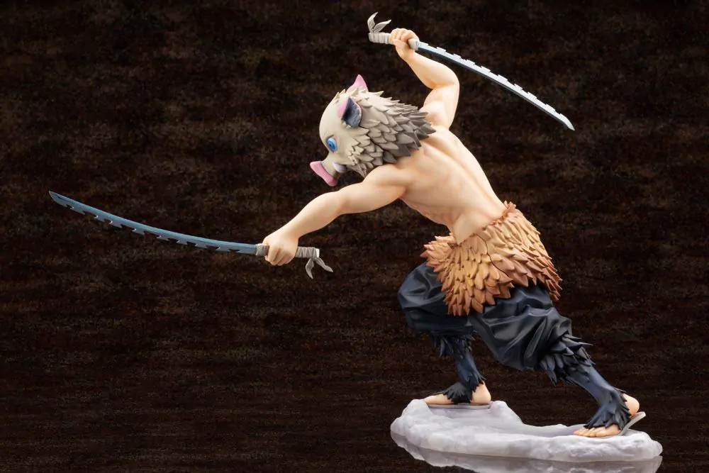 Demon Slayer: Kimetsu no Yaiba ARTFXJ 1/8 Inosuke Hashibira szobor figura 18 cm termékfotó