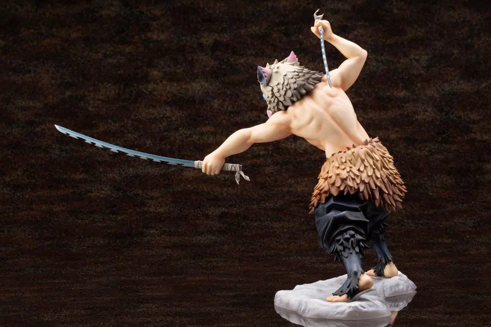 Demon Slayer: Kimetsu no Yaiba ARTFXJ 1/8 Inosuke Hashibira szobor figura 18 cm termékfotó