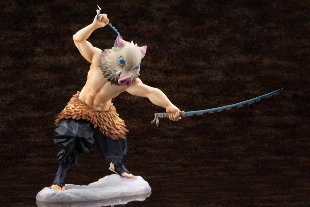 Demon Slayer: Kimetsu no Yaiba ARTFXJ 1/8 Inosuke Hashibira szobor figura 18 cm termékfotó