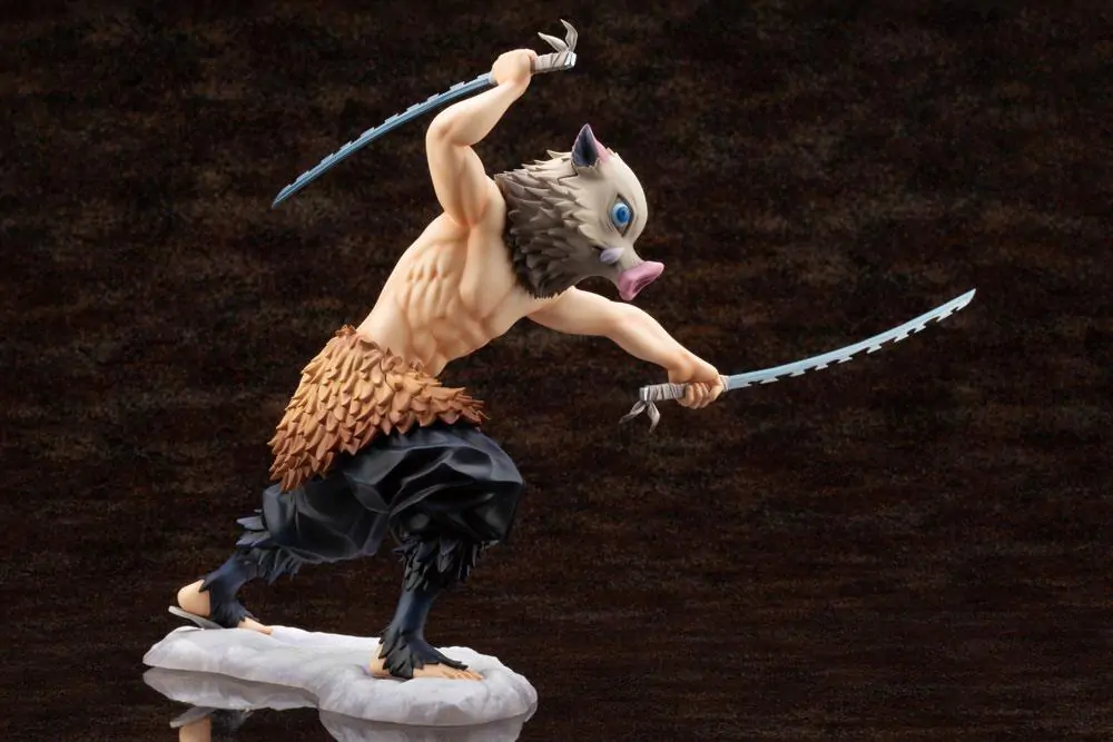Demon Slayer: Kimetsu no Yaiba ARTFXJ 1/8 Inosuke Hashibira szobor figura 18 cm termékfotó