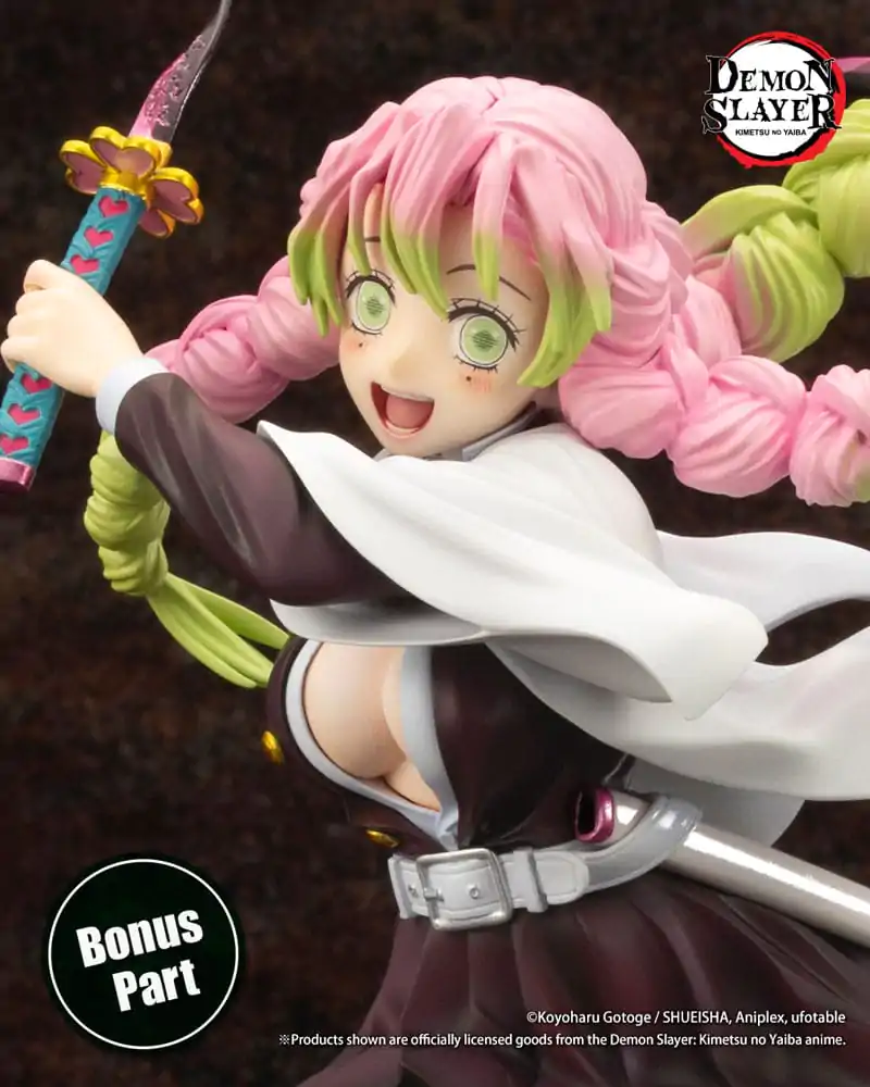 Demon Slayer: Kimetsu no Yaiba ARTFXJ 1/8 Mitsuri Kanroji Bonus Edition szobor figura 25 cm termékfotó