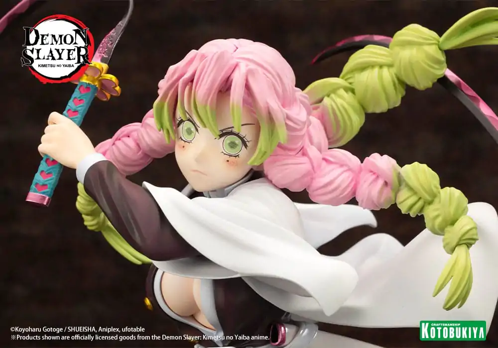 Demon Slayer: Kimetsu no Yaiba ARTFXJ 1/8 Mitsuri Kanroji Bonus Edition szobor figura 25 cm termékfotó