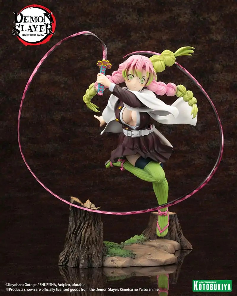 Demon Slayer: Kimetsu no Yaiba ARTFXJ 1/8 Mitsuri Kanroji Bonus Edition szobor figura 25 cm termékfotó