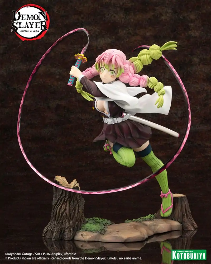 Demon Slayer: Kimetsu no Yaiba ARTFXJ 1/8 Mitsuri Kanroji Bonus Edition szobor figura 25 cm termékfotó