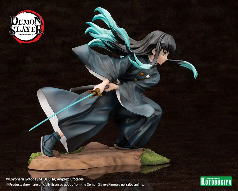 Demon Slayer: Kimetsu no Yaiba ARTFXJ 1/8 Muichiro Tokito Bonus Edition szobor figura 18 cm termékfotó