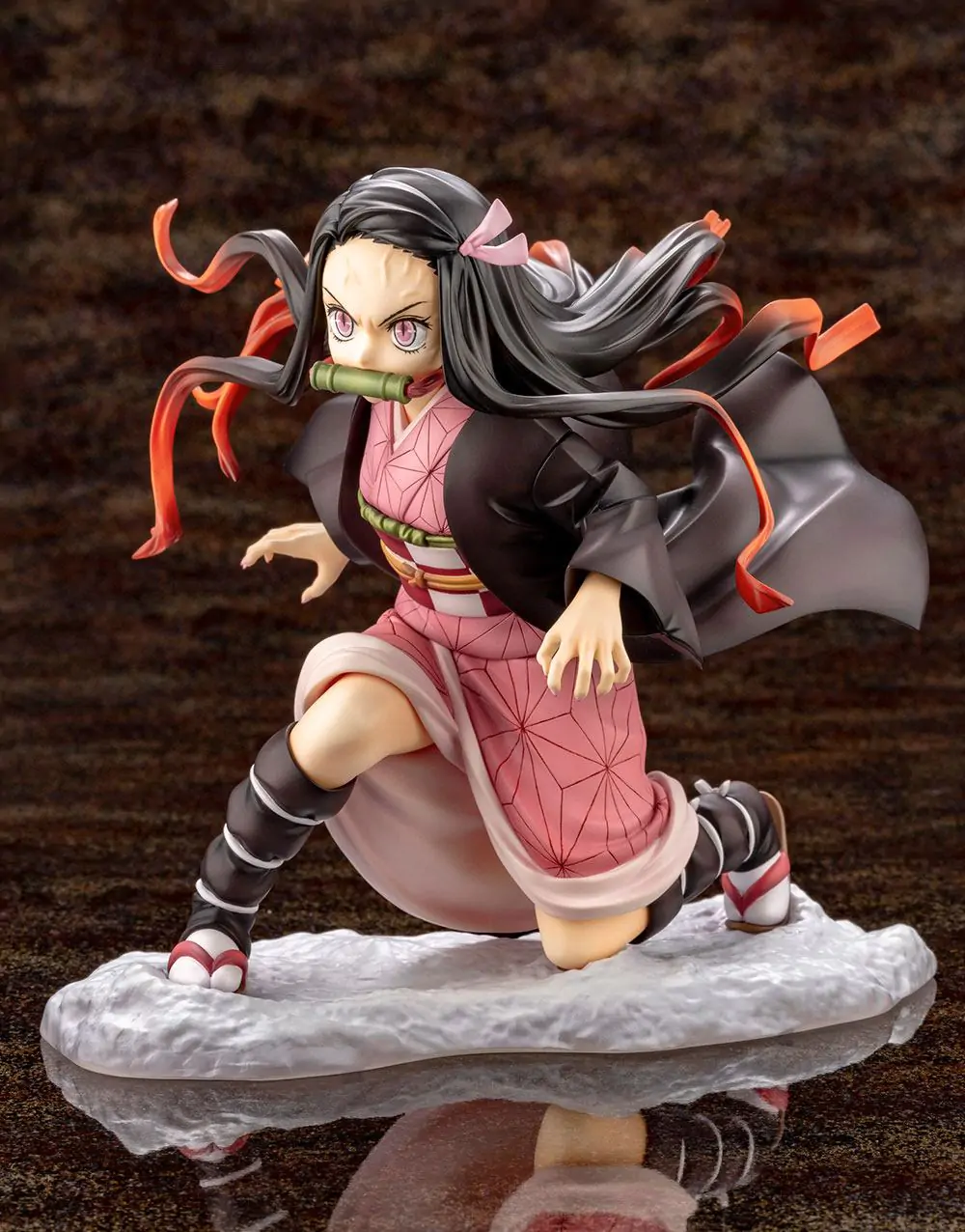 Demon Slayer: Kimetsu no Yaiba ARTFXJ 1/8 Nezuko Kamado szobor figura 14 cm termékfotó