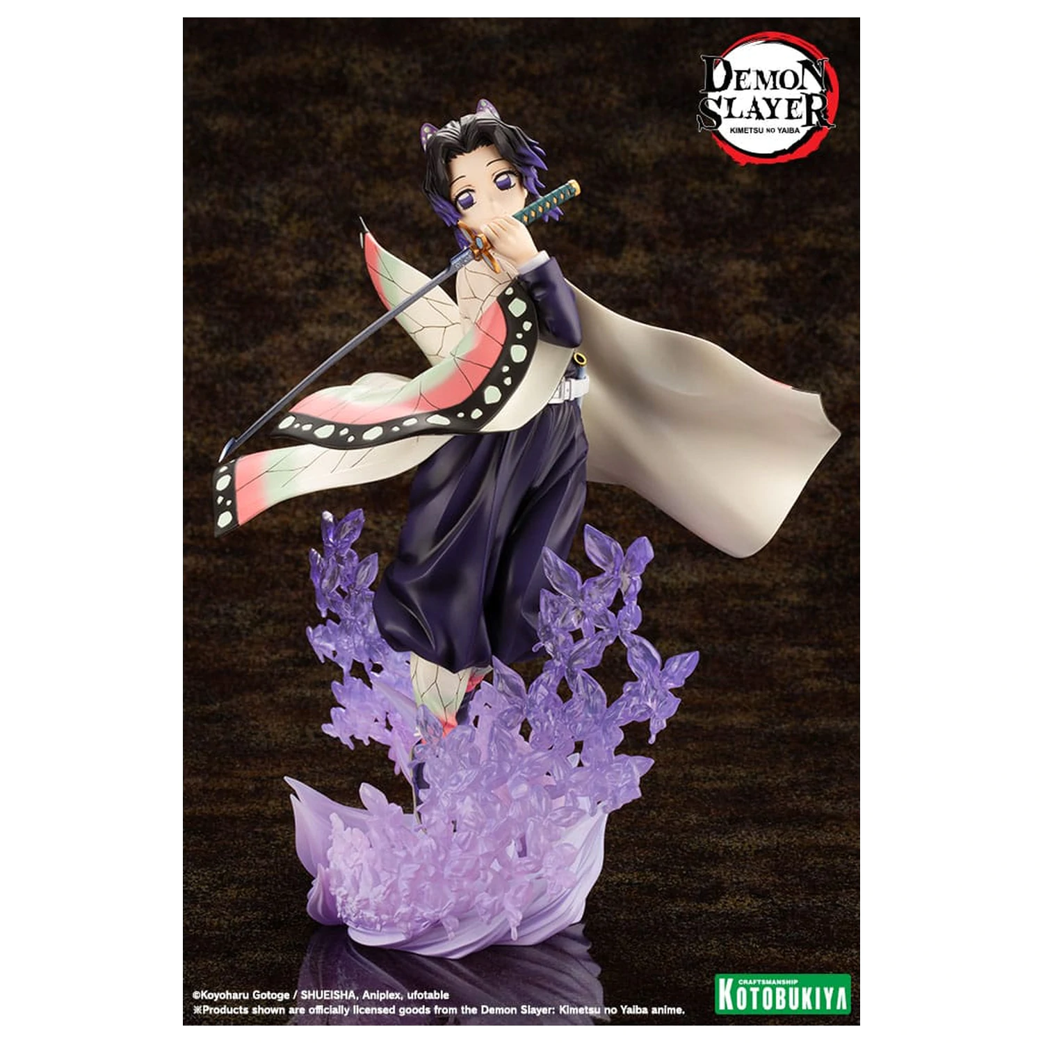Demon Slayer: Kimetsu no Yaiba ARTFXJ 1/8 Shinobu Kocho szobor figura 25 cm      termékfotó