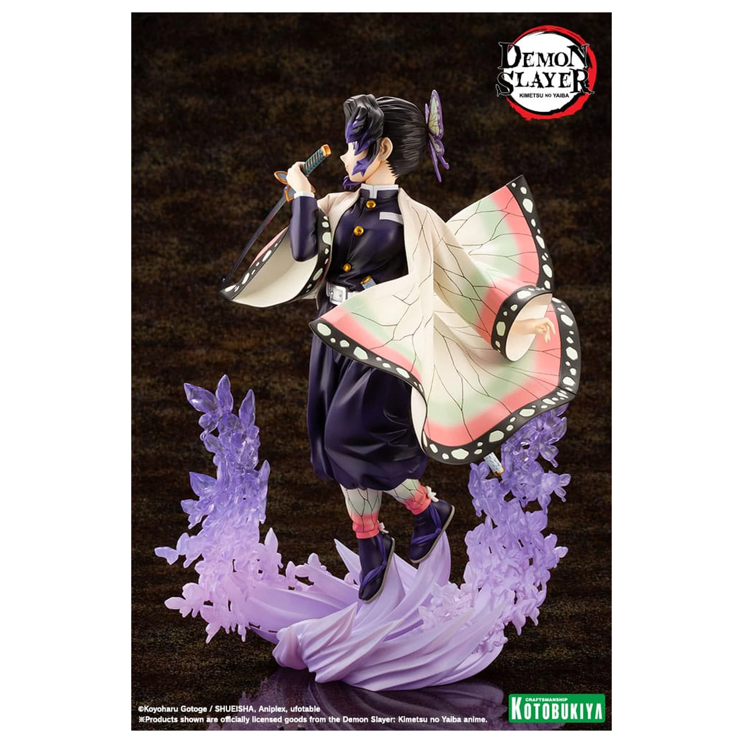 Demon Slayer: Kimetsu no Yaiba ARTFXJ 1/8 Shinobu Kocho szobor figura 25 cm      termékfotó