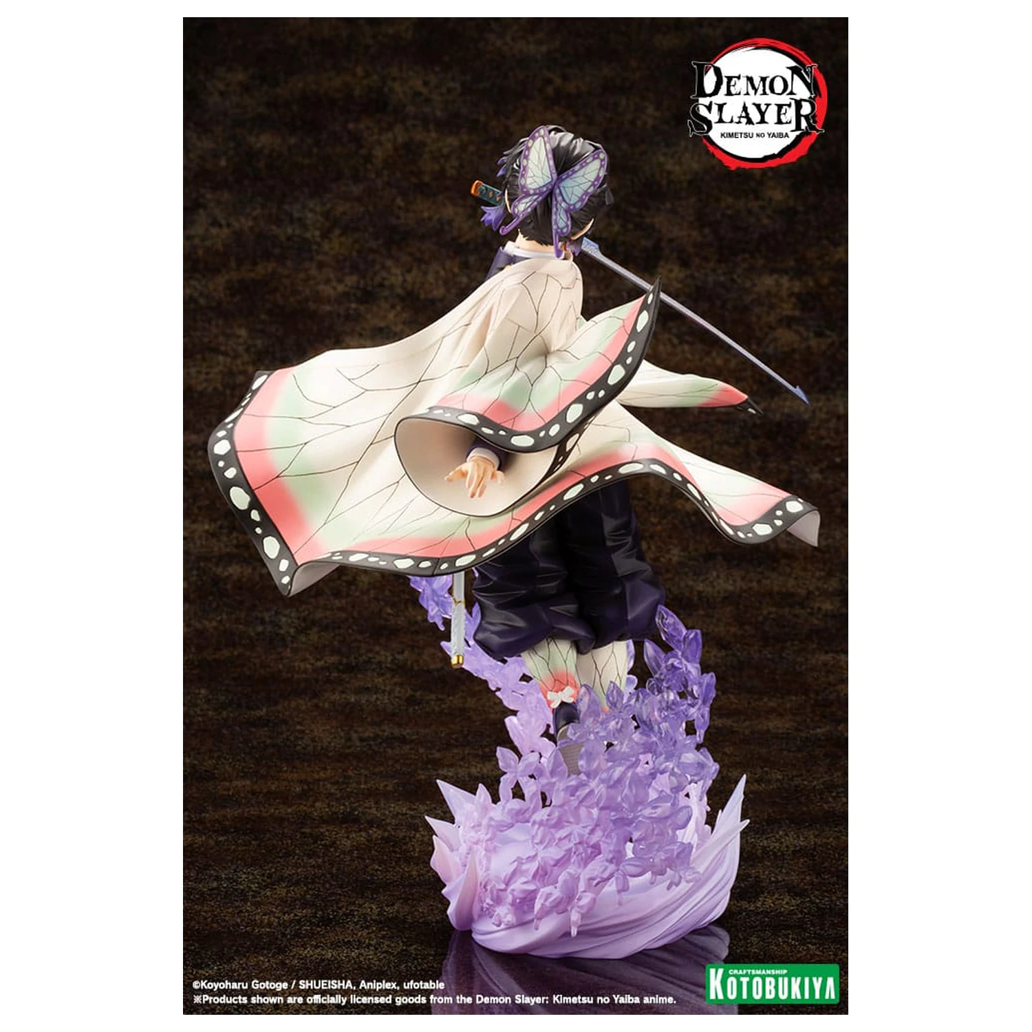 Demon Slayer: Kimetsu no Yaiba ARTFXJ 1/8 Shinobu Kocho szobor figura 25 cm      termékfotó