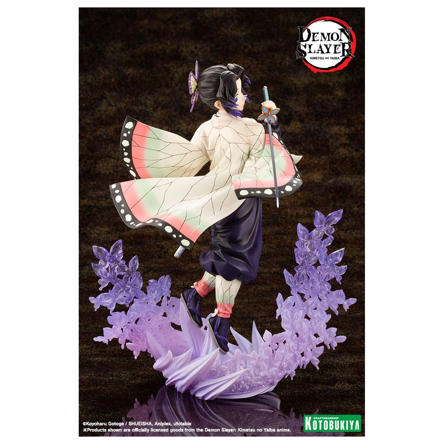 Demon Slayer: Kimetsu no Yaiba ARTFXJ 1/8 Shinobu Kocho szobor figura 25 cm      termékfotó