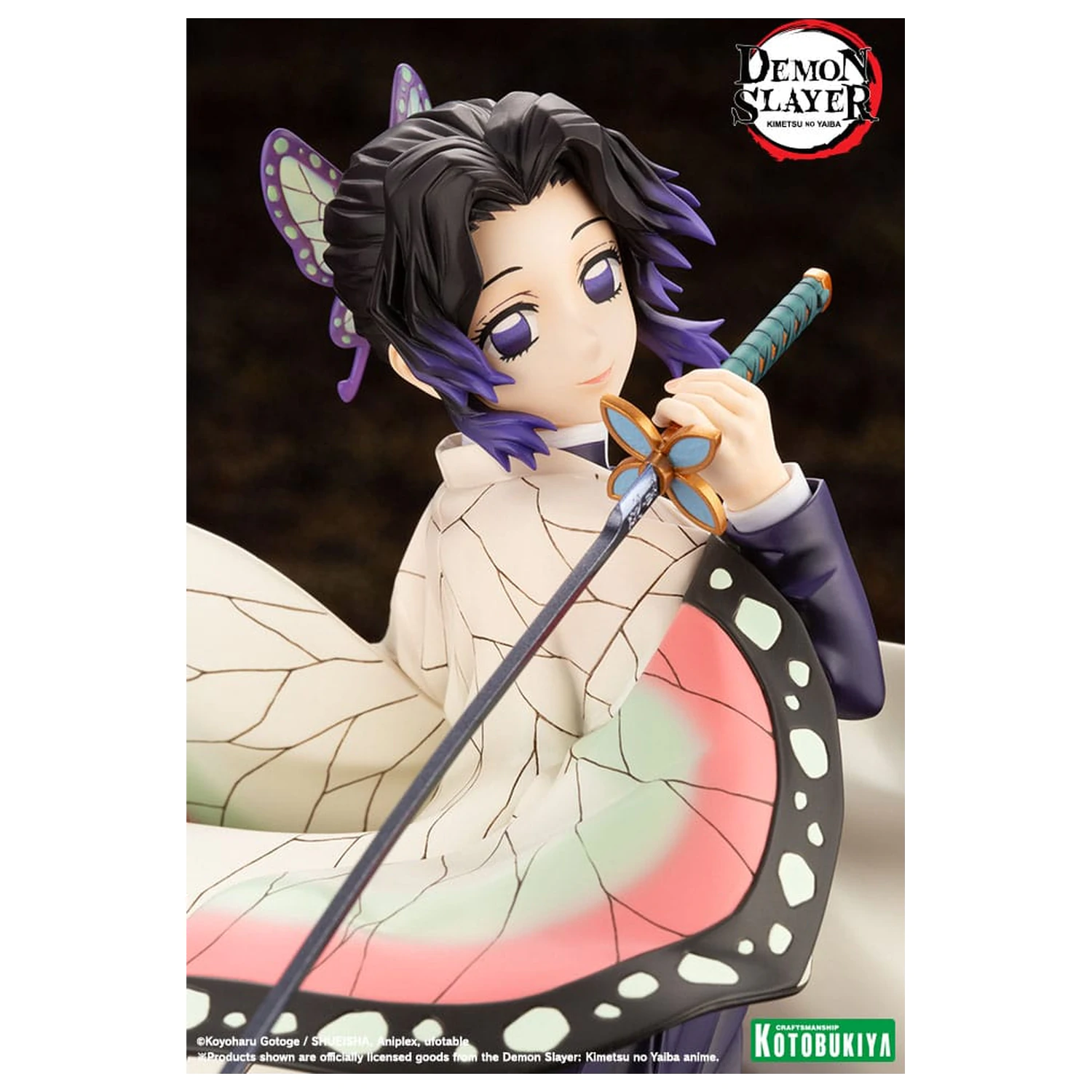 Demon Slayer: Kimetsu no Yaiba ARTFXJ 1/8 Shinobu Kocho szobor figura 25 cm      termékfotó