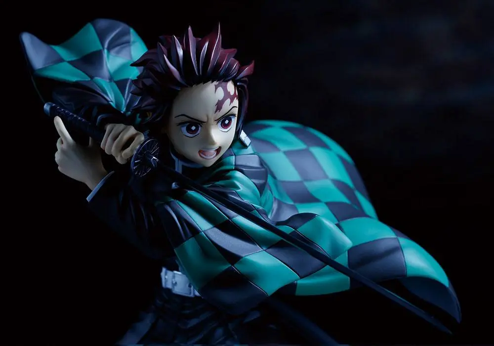 Demon Slayer: Kimetsu no Yaiba ARTFXJ 1/8 Tanjiro Kamado szobor figura 18 cm termékfotó