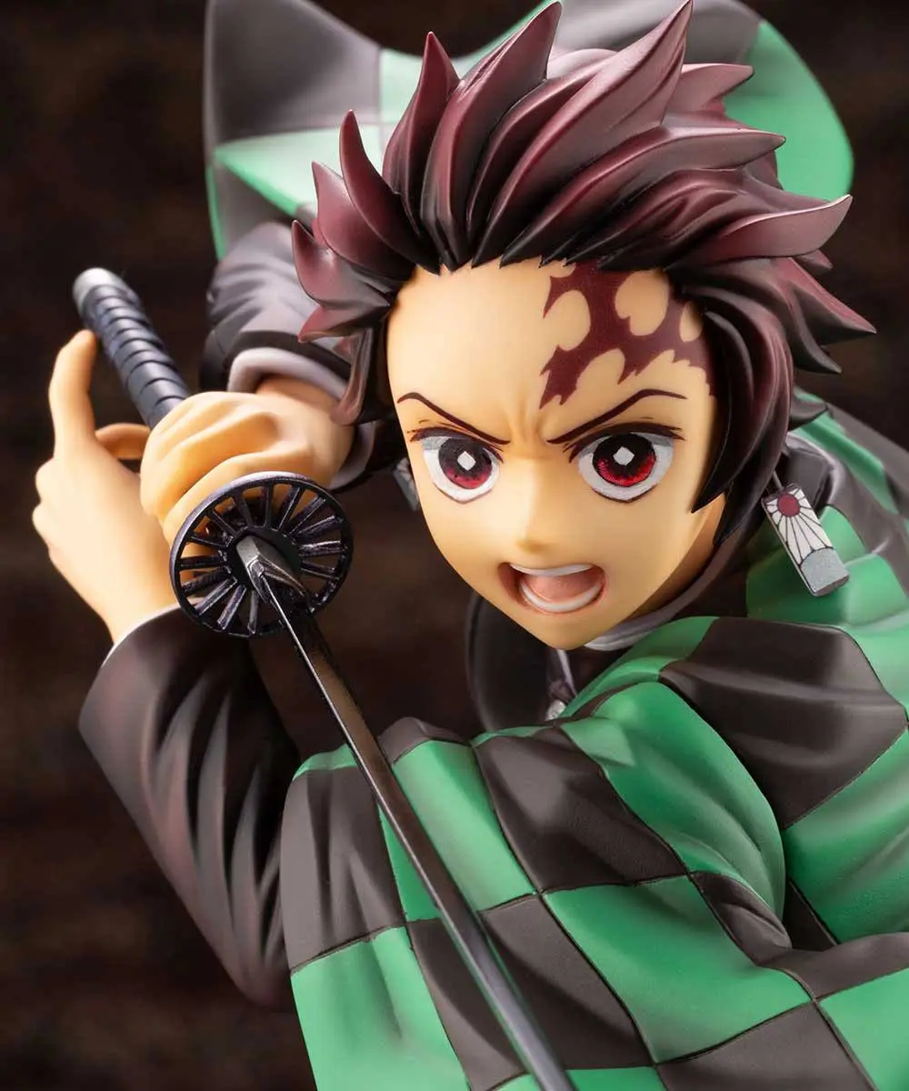 Demon Slayer: Kimetsu no Yaiba ARTFXJ 1/8 Tanjiro Kamado szobor figura 18 cm termékfotó