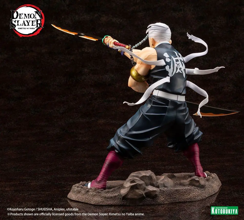 Demon Slayer: Kimetsu no Yaiba ARTFXJ 1/8 Tengen Uzui Bonus Edition szobor figura 23 cm termékfotó