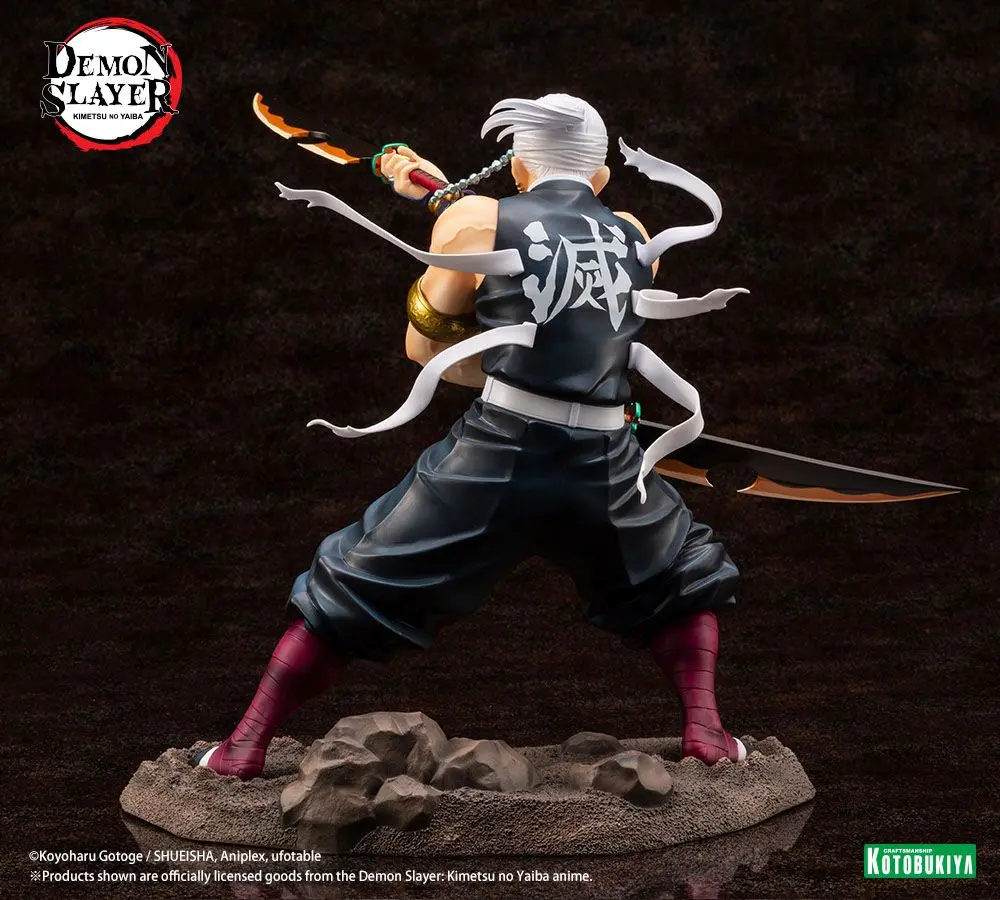 Demon Slayer: Kimetsu no Yaiba ARTFXJ 1/8 Tengen Uzui Bonus Edition szobor figura 23 cm termékfotó