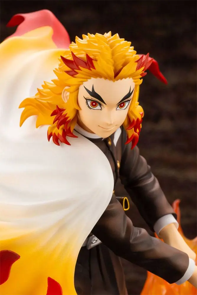 Demon Slayer: Kimetsu no Yaiba ARTFXJ1/8 Kyojuro Rengoku Bonus Edition szobor figura 22 cm termékfotó