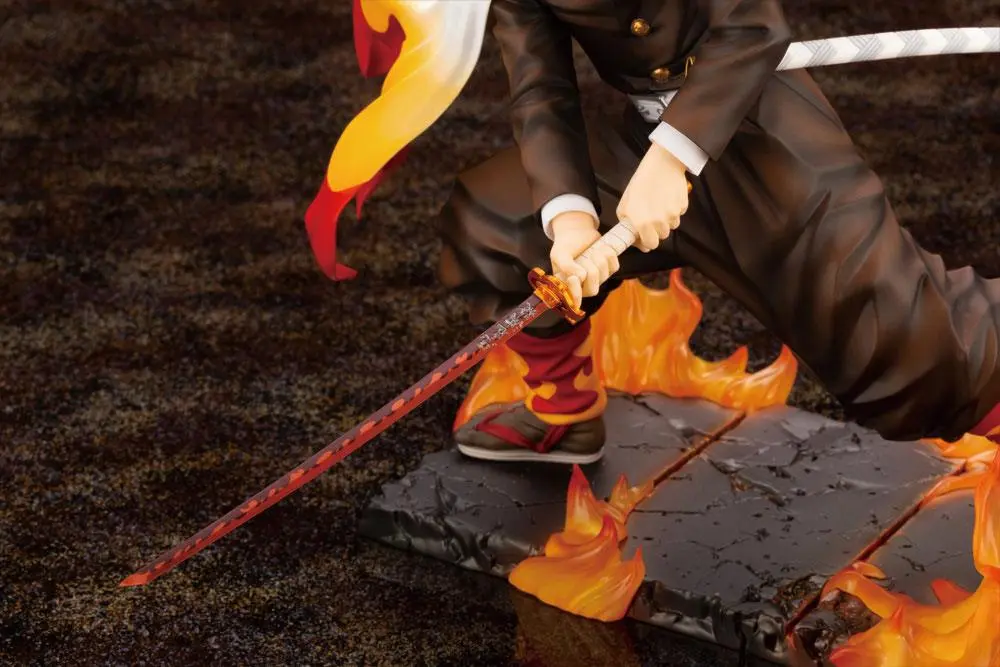 Demon Slayer: Kimetsu no Yaiba ARTFXJ1/8 Kyojuro Rengoku Bonus Edition szobor figura 22 cm termékfotó