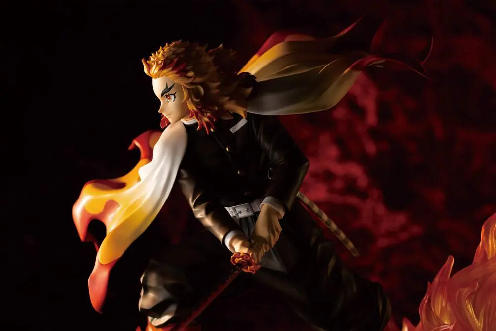 Demon Slayer: Kimetsu no Yaiba ARTFXJ1/8 Kyojuro Rengoku Bonus Edition szobor figura 22 cm termékfotó