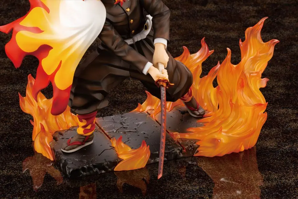 Demon Slayer: Kimetsu no Yaiba ARTFXJ1/8 Kyojuro Rengoku Bonus Edition szobor figura 22 cm termékfotó