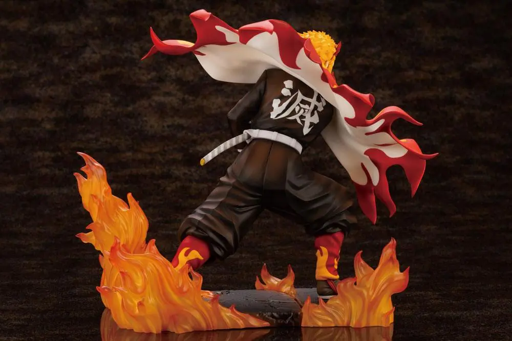 Demon Slayer: Kimetsu no Yaiba ARTFXJ1/8 Kyojuro Rengoku Bonus Edition szobor figura 22 cm termékfotó