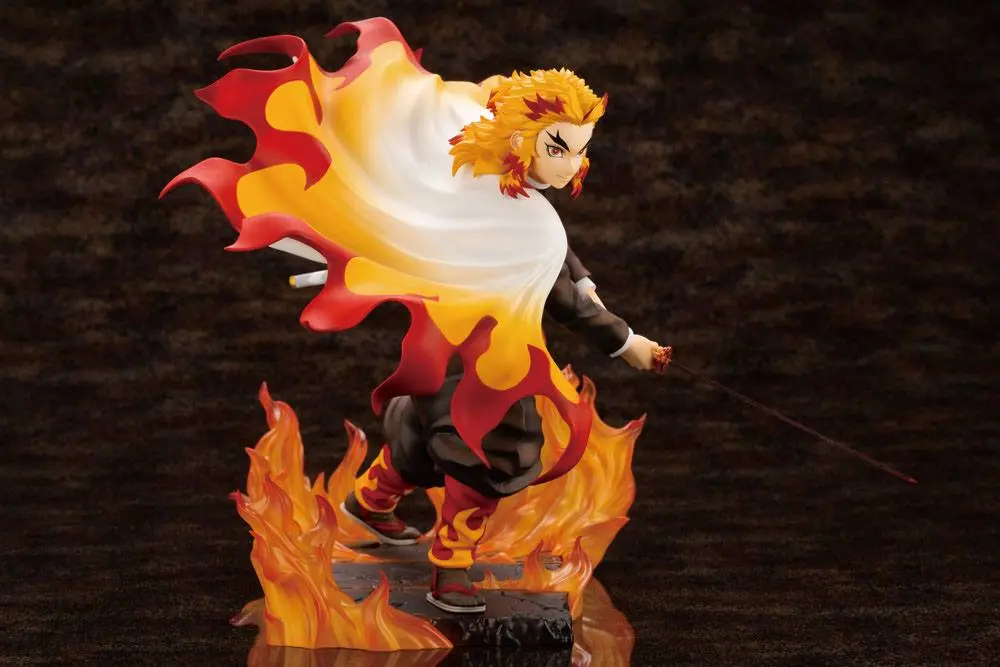 Demon Slayer: Kimetsu no Yaiba ARTFXJ1/8 Kyojuro Rengoku Bonus Edition szobor figura 22 cm termékfotó