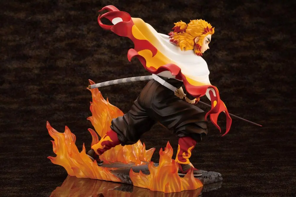 Demon Slayer: Kimetsu no Yaiba ARTFXJ1/8 Kyojuro Rengoku Bonus Edition szobor figura 22 cm termékfotó