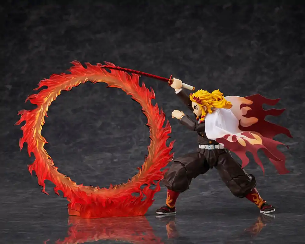 Demon Slayer: Kimetsu no Yaiba BUZZmod 1/12 Kyojuro Rengoku akciófigura 14 cm termékfotó