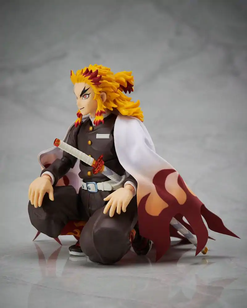 Demon Slayer: Kimetsu no Yaiba BUZZmod 1/12 Kyojuro Rengoku akciófigura 14 cm termékfotó