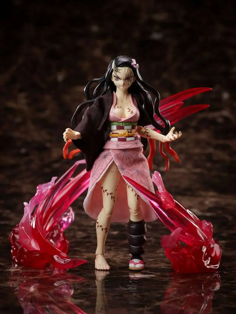 Demon Slayer: Kimetsu no Yaiba BUZZmod 1/12 Nezuko Kamado Demon Advancing Ver. akciófigura 15 cm termékfotó