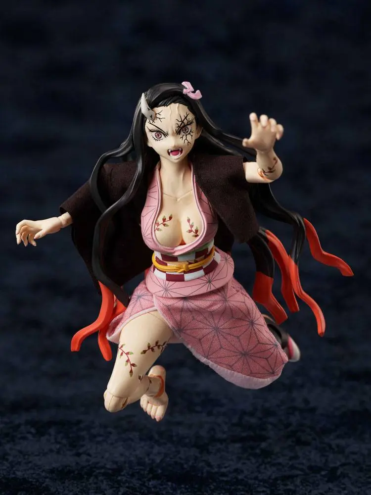 Demon Slayer: Kimetsu no Yaiba BUZZmod 1/12 Nezuko Kamado Demon Advancing Ver. akciófigura 15 cm termékfotó