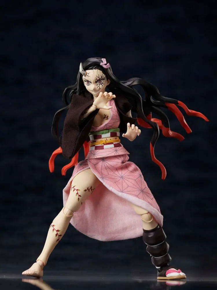 Demon Slayer: Kimetsu no Yaiba BUZZmod 1/12 Nezuko Kamado Demon Advancing Ver. akciófigura 15 cm termékfotó